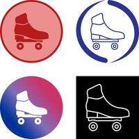 diseño de icono de patines vector