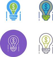 Light Bulb Icon Design vector