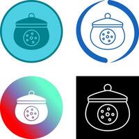 Cookie Jar Icon Design vector