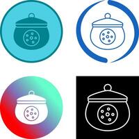 Cookie Jar Icon Design vector