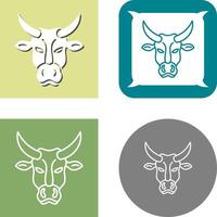 Cow Icon Design vector