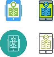 Library Icon Design vector