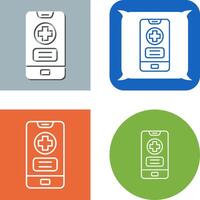 Medical app Icon Design vector