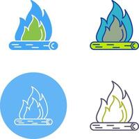 Fire Icon Design vector