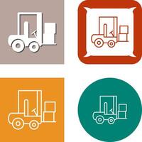 Forklifter Icon Design vector