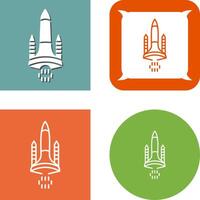 Space Shuttle Icon Design vector