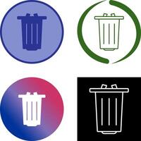 diseño de icono de basura vector