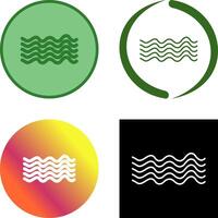 Magnetic Waves Icon Design vector