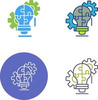 Problem Solving Icon Design vector