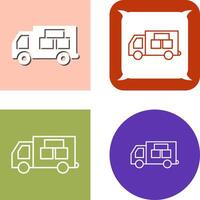 Logistics Car Icon Design vector
