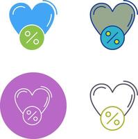 Heart Icon Design vector