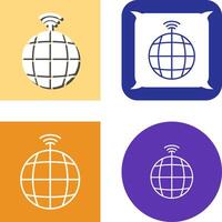 Global Signals Icon Design vector