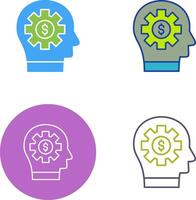 Thinking Icon Design vector