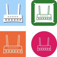 Router Icon Design vector