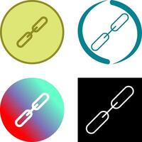 Link Building Icon Design vector