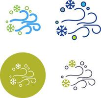 Blizzard Icon Design vector