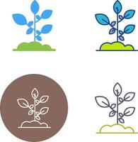 Sprout Icon Design vector