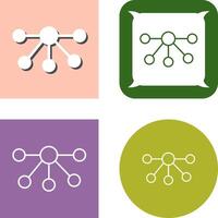 Nodes Icon Design vector