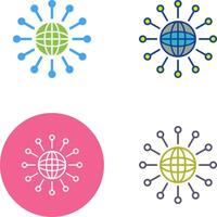 Networking Icon Design vector