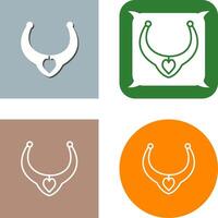 Necklace Icon Design vector