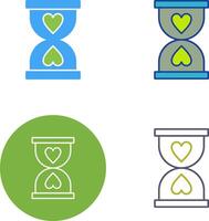 Hourglass Icon Design vector