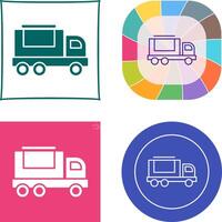 Cargo Truck Icon Design vector