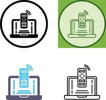 Remote Icon Design vector