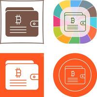 Wallet Icon Design vector