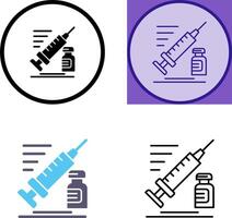 Syringe Icon Design vector