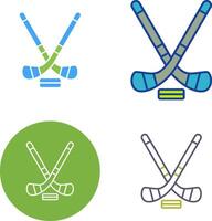 Ice Hockey Icon Design vector