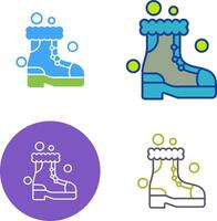 Snowshoes Icon Design vector