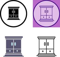 Wardrobe Icon Design vector