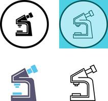 Microscope Icon Design vector