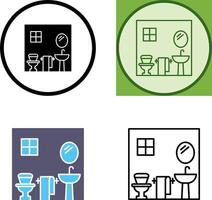 Bathroom Icon Design vector