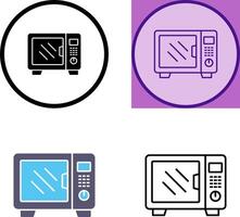 Microwave Icon Design vector