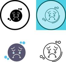 Unhappy Icon Design vector