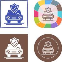 Car Protection Icon Design vector