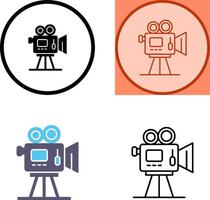 Movie camera Icon Design vector