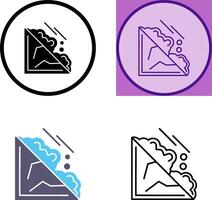 Avalanche Icon Design vector