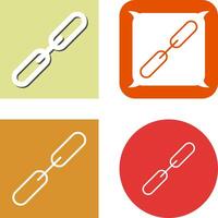 Link Building Icon Design vector