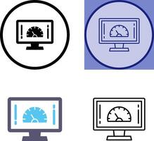 Speed Test Icon Design vector
