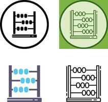 Abacus Icon Design vector