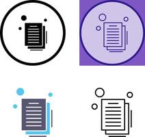 Document Icon Design vector