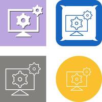 Development Tools Icon Design vector