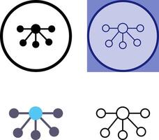 Nodes Icon Design vector