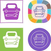 Toolbox Icon Design vector