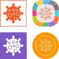 Virus Icon Design vector