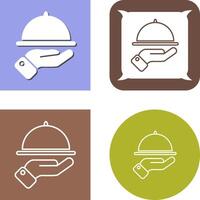 Waiter Icon Design vector