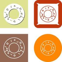 diseño de icono de donut vector