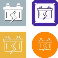 Battery Icon Design vector